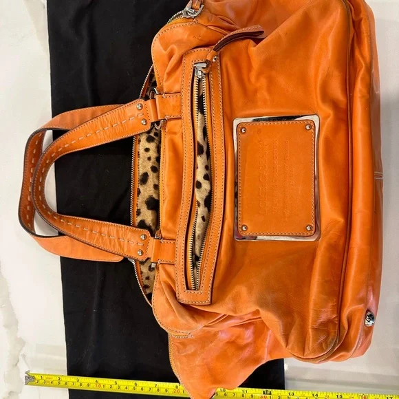 Vintage Dolce & Gabbana Miss Silky Leather Bag (with duster) - Picture 10 of 11